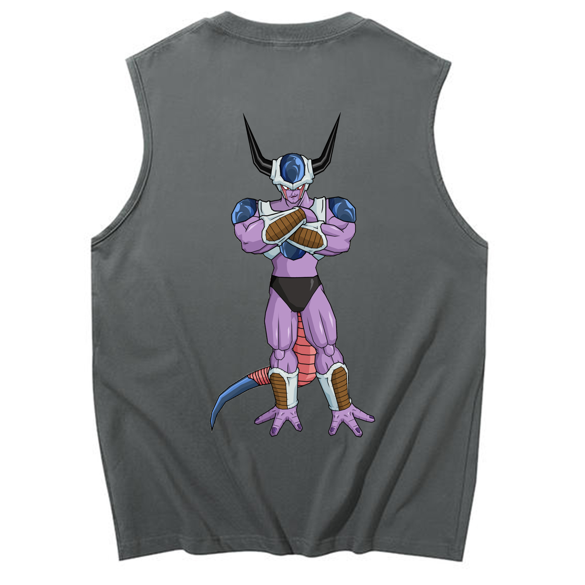（画像用） ドラゴンボール フリーザ DRAGON BALL Frieza コットン100％タンクトップ（背面プリント）